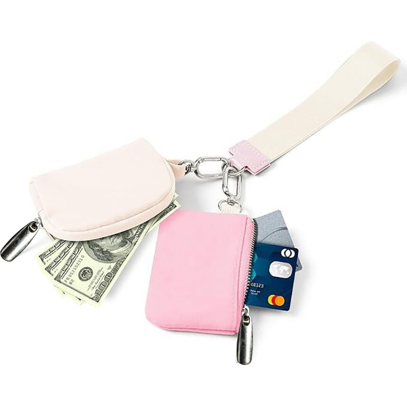 Wholesale Macaron Color Fresh Sweet Miko Coin Keychain